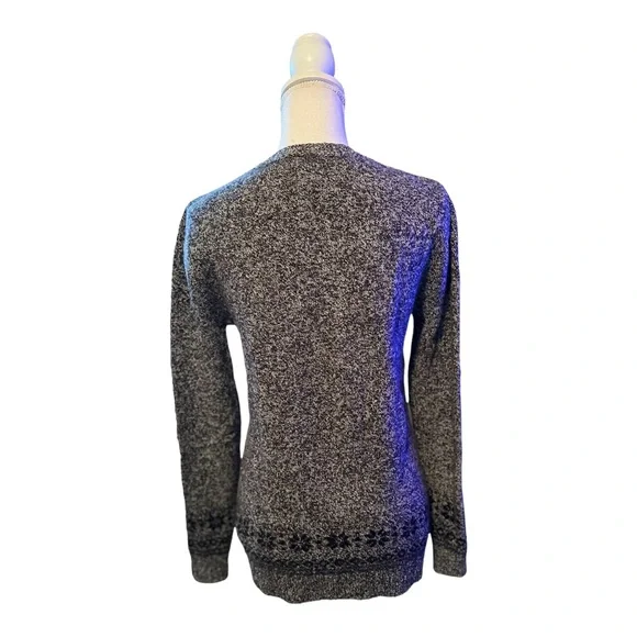 Asos Women’s Gray knit Deer Sweater Size S Pullover - Picture 6 of 8